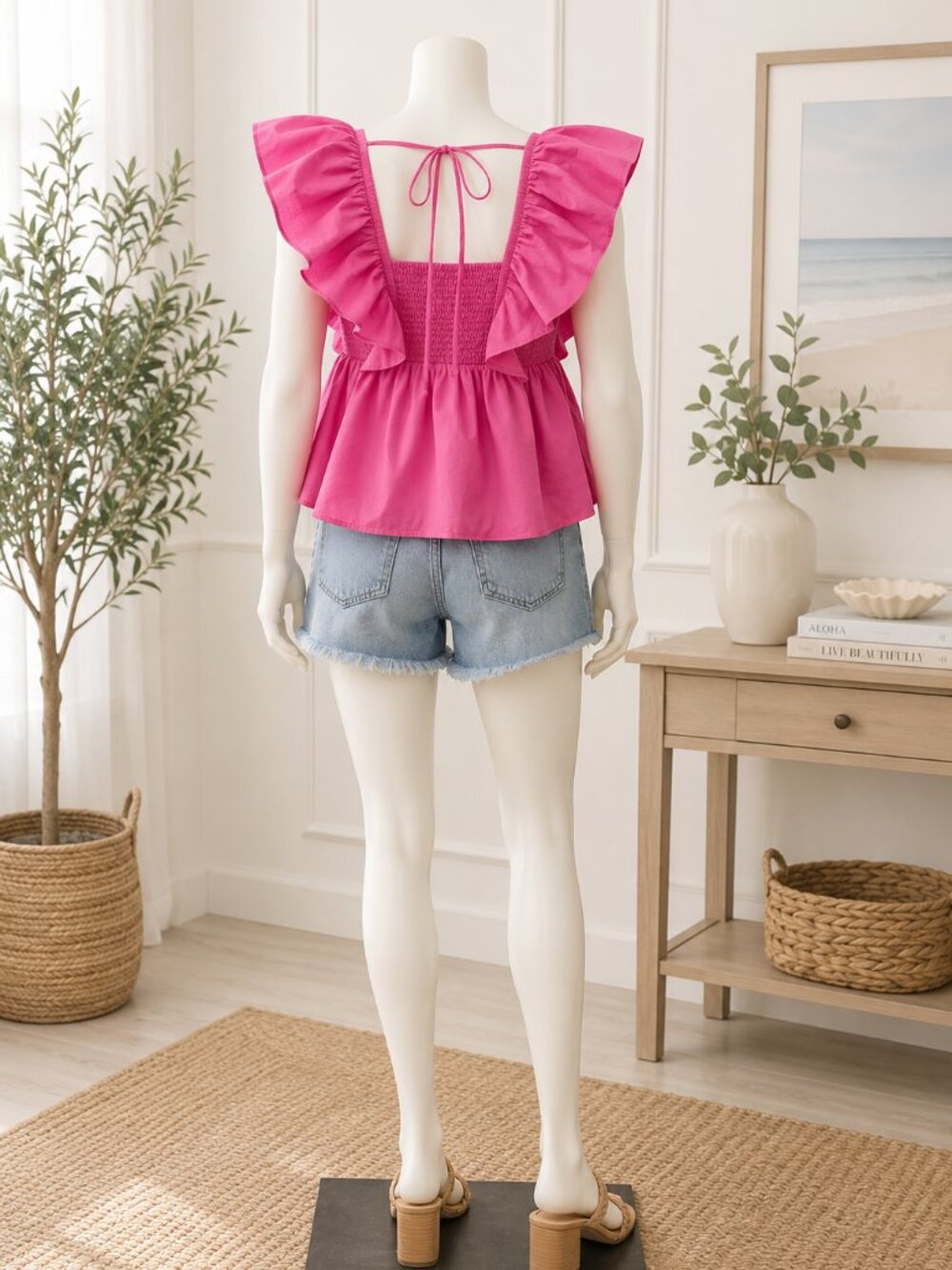 Free Assembly Ruffle Top - Picture 3 of 8